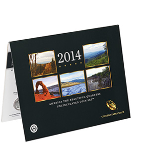2014 America the Beautiful Quarters Uncirculated Coin Set - Click Image to Close